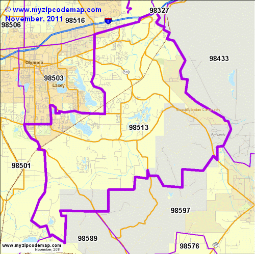 map of 98513