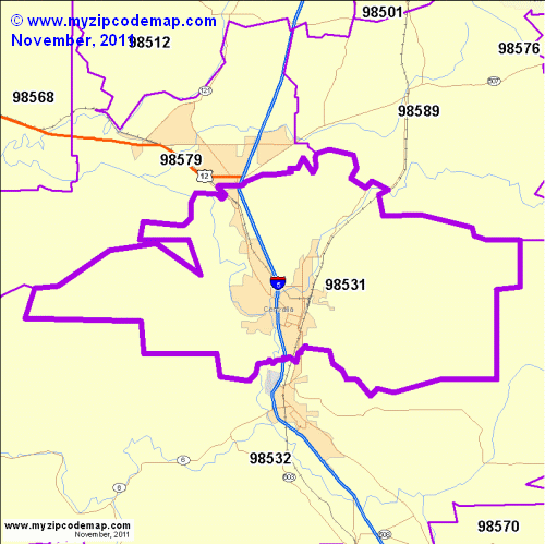 map of 98531