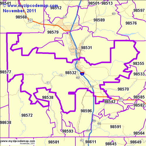 map of 98532