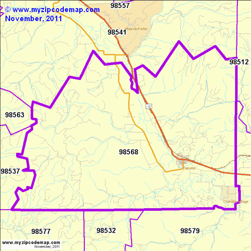 map of 98568