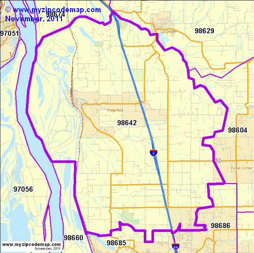 map of 98642
