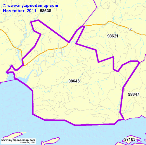 map of 98643