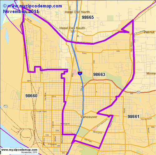 map of 98663