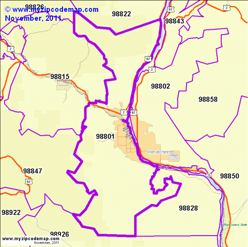 map of 98801