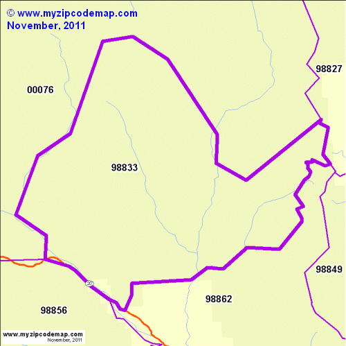 map of 98833