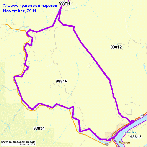 map of 98846