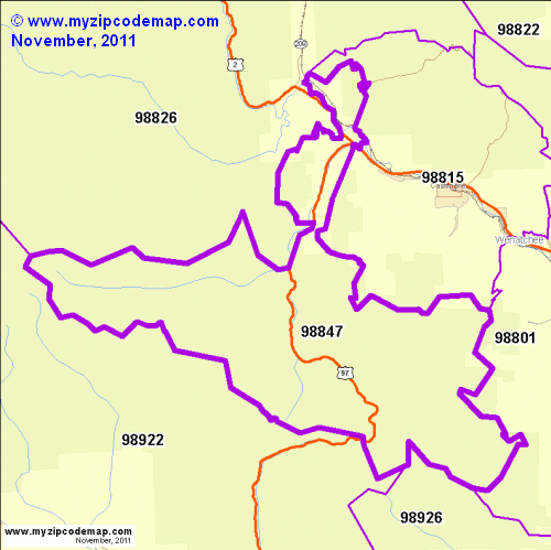 map of 98847