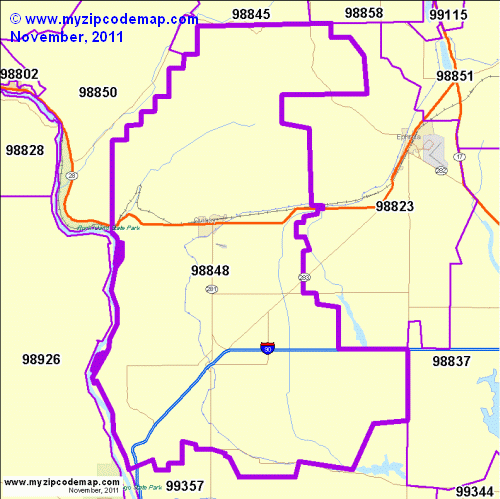 map of 98848