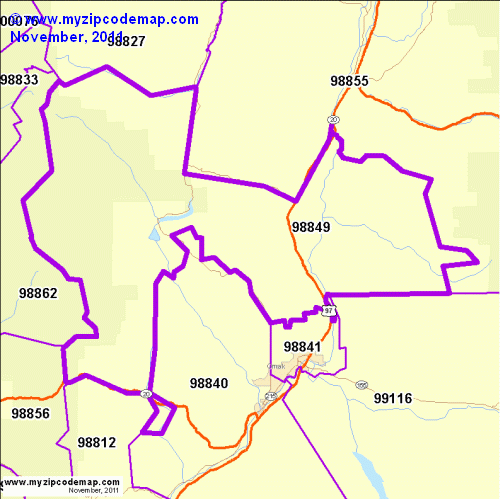 map of 98849