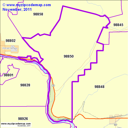map of 98850