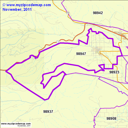 map of 98947