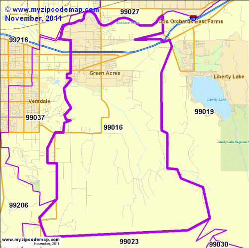 map of 99016