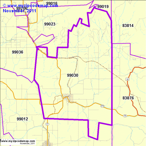 map of 99030