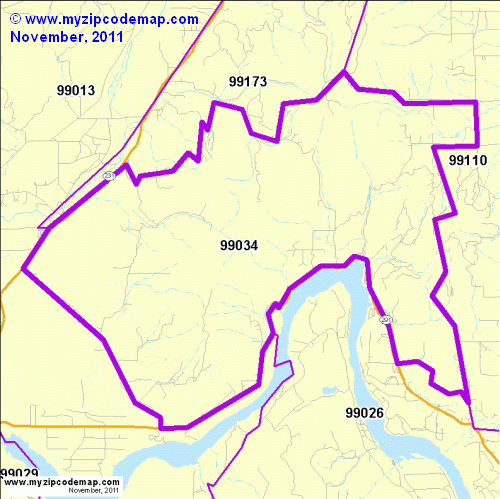 map of 99034