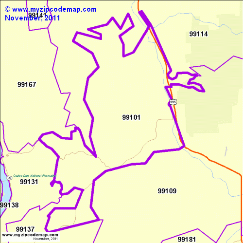 map of 99101