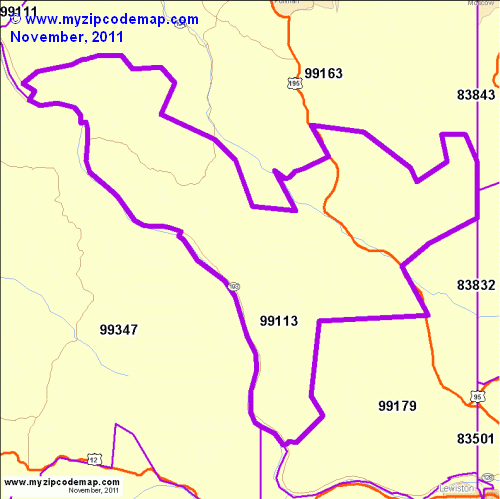 map of 99113
