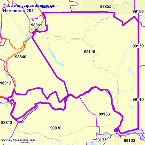 map of 99116
