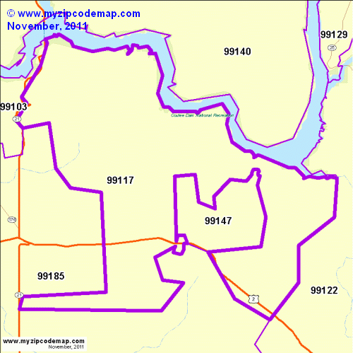 map of 99117