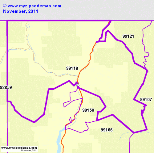 map of 99118