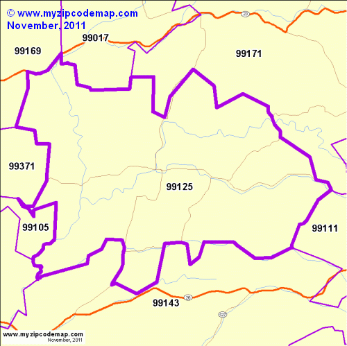 map of 99125