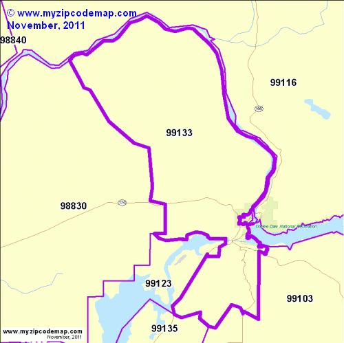 map of 99133