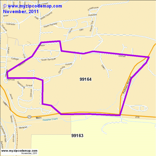 map of 99164