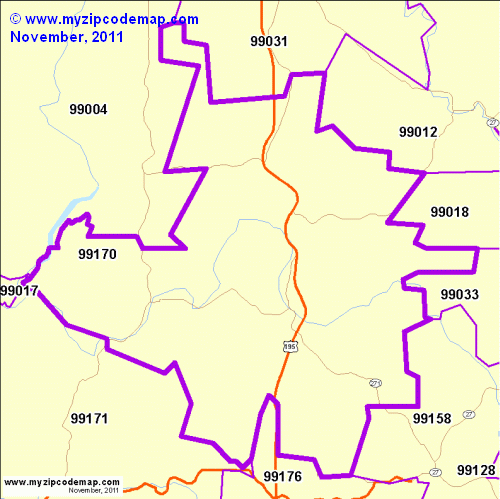 map of 99170