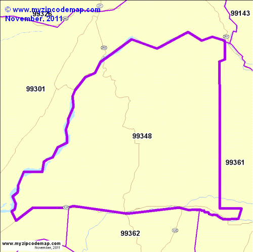 map of 99348