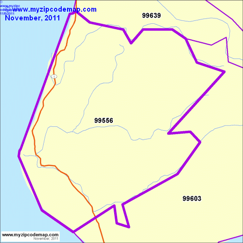 map of 99556