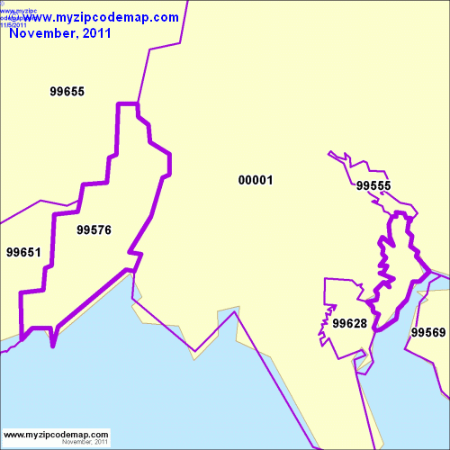 map of 99576