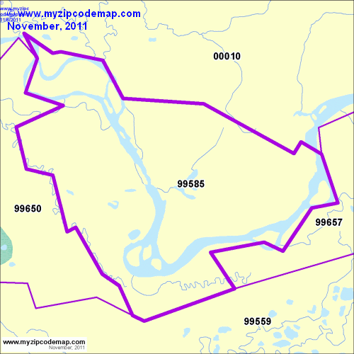 map of 99585